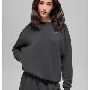 ALO Yoga Dark Gray (Anthracite) Crew Neck Sweater